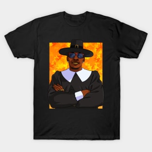 Black Pilgrim Hip Hop Thanksgiving T-Shirt